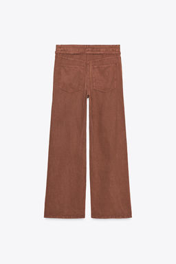 FLOWING TROUSERS WITH BELT - Zara фото 7