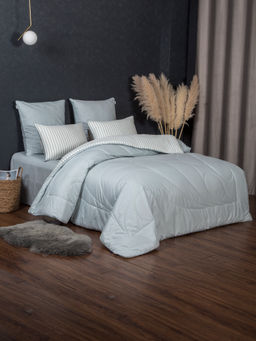 Stripe Muslin (голубое серебро) комплект - Kazanov.a. фото 3