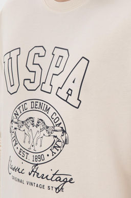 Мужская толстовка крема Неожиданная скидка в корзине - U.s. polo assn фото 7