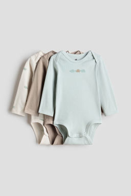 Pack de 3 bodies de punto con estampado - H&m фото 4