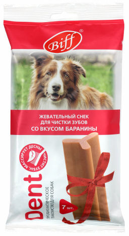 Титбит Жев снек DENT со вкусом баранины для собак круп270г 4690538024966