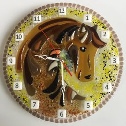 Настенные часы Лошадка - Стрекоза фото 4
