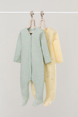 Crockid _ К 6025-2уп/маленькие овечки,поле с ромашками комбинезон (слип) яс  фото 2