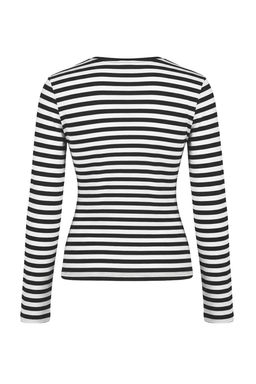 Antrasit Cizgili Regular/Normal Kal?p Dugmeli Uzun Kollu Orme Bluz TWOSS26BZ00245