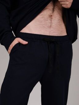 Костюм Денвер синий, футер с лайкрой - Малина фото 2