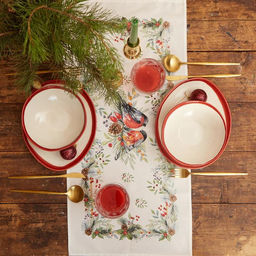 Дорожка новогодняя на стол «Этель» Сhristmas bells 30×70 ± 5 см, 100% хл, саржа 190 г/м²