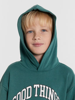 Спортивный костюм для мальчиков зеленый с надписью Good things to come - Mark formelle фото 5