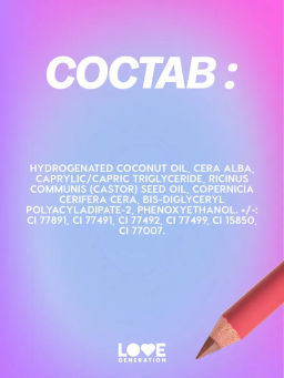 Love Generation Карандаш для губ Lip Pencil тон 09 шоколадный