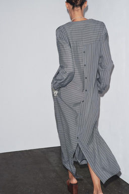 ZW COLLECTION STRIPED SHIRT DRESS - Zara фото 3