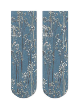 Цена за 2 пары. Носки Классические CONTE Носки с принтом FANTASY из смесовой пряжи с хлопком и льном джинс - Conte elegant фото 4
