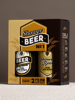 Подарочный набор Shower Beer, гель для душа пиво, 2?500 мл