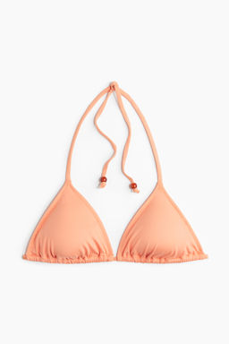 Top de bikini triangular con relleno
