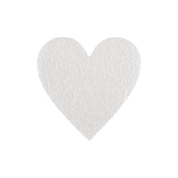 Love2art DPZ-S Заготовка для декора №010 пенополистирол 10 х 1 х 10 см 6 шт 01 Сердечки 100 мм 6 шт