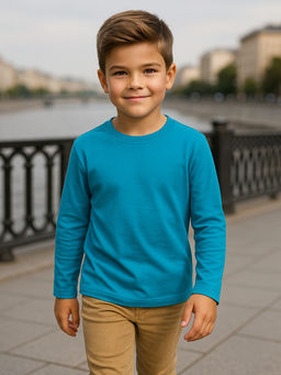 Джемпер детский бирюза