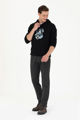 U. S. Polo Assn Мужские брюки из плотной ткани антрацитового цвета - U.s. polo assn фото 3