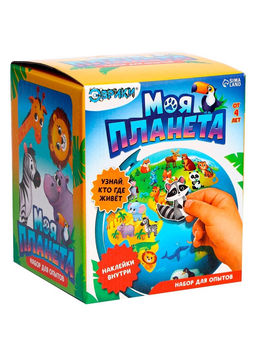 Развивающий набор Глобус - изучаем животный мир - Эврики фото 11