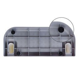 Детская накладка на унитаз со ступенькой (серый)