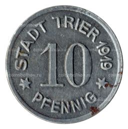 10 пфеннигов 1919 года Германия  Нотгельд (Трир)