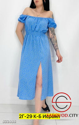 Платье женское в горошек