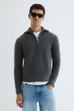 Jersey con media cremallera Regular Fit - H&m фото 3