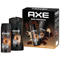AXE набор ДАРК ТЕМПТЕЙШН 2024 (део-спрей 150мл+гель д/душа 250мл)