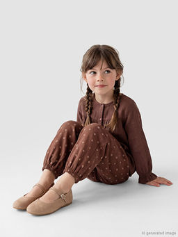 K?z ?ocuk Bluz Ve Jogger Pantolon 2li