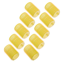 Dewal Бигуди-липучки R-VTR17, 65 мм, желтый, 6 шт  фото 2