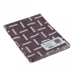 Наволочка 50х70см "Вахта" коричневый, с клапаном-запахом, бязь 121г/м2, хлопок 100%, упаковка ПП 22х30см, "Домашняя мода" (Россия)