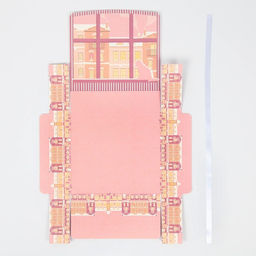 Коробка подарочная новогодняя складная двухсторонняя «Розовый новый год», 20×18×5 см