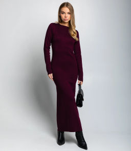 Платье #КТ25114, сливовый