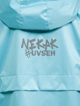 PELICAN, плащ для девочек, Бирюза  фото 3