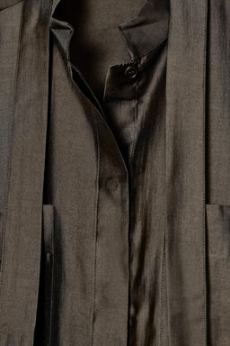 CAMISA BOLSILLOS LAZADA ZW COLLECTION / Marr?n / Topo - Zara фото 6