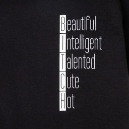 Футболка женская KAFTAN «Beautiful», чёрный, р-р 44-46