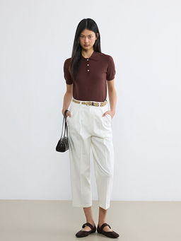 Polo Yaka Kad?n Triko Kazak