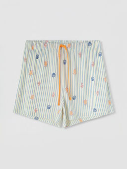 Bask?l? Kad?n ?ort Pijama Alt?