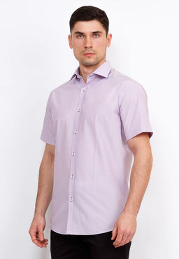 Сорочка мужская короткий рукав GREG 711/109/03/Z/P/1