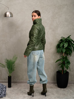 Куртка женская "Асимметрия" хаки