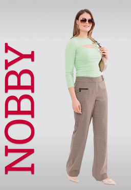 NOBBY, Женские брюки 475Х (гусиная лапка) фото 7