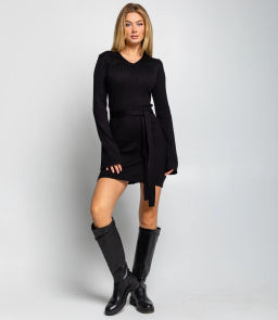 Платье #КТ25064, чёрный