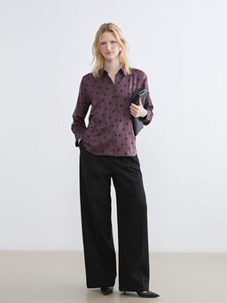 Puantiyeli Oversize Kad?n G?mlek