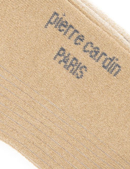 Kad_n Ekru Simli 2li Patik _orap