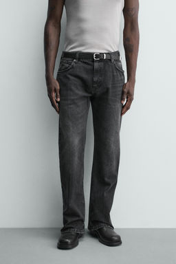 JEANS FLARE FIT ABERTURA / Carb?n - Zara фото 2