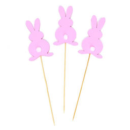 Набор топперов Зайка, 3 шт., цвета МИКС - Страна карнавалия фото 11