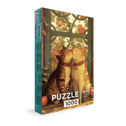 ФРЕЯ Пазл 1000 элемент. PZL-1000/59 Котики на подоконнике