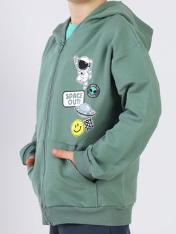 CRB wear / CSKB 64030-35-431 Толстовка для мальчика,хаки/Ex.Cherubino фото 4