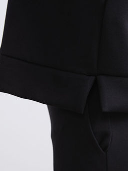 Bisiklet Yaka Oversize Kad?n Sweatshirt