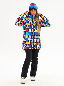 Женская горнолыжная сноубордическая куртка Alpha Endless Ultra Chaleur SNB 423/316_7 Разноцветный  фото 38