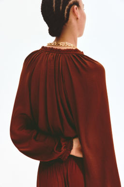 Blusa con mangas globo - H&m фото 8
