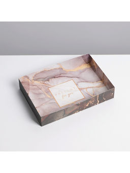 Цена за 5 шт. Коробка кондитерская Present, 18×12×3.5 см