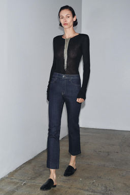 ZW COLLECTION MID-WAIST BOOTCUT JEANS